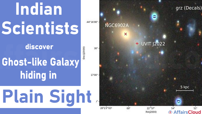Indian Scientists discover ghost-like galaxy hiding in plain sight