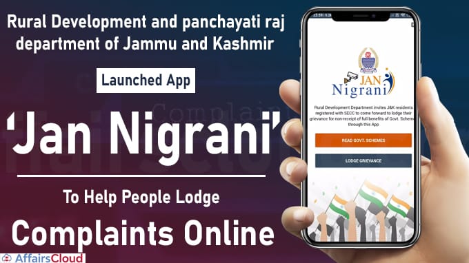 Jammu and Kashmir Launches App To Help People Lodge Complaints Online