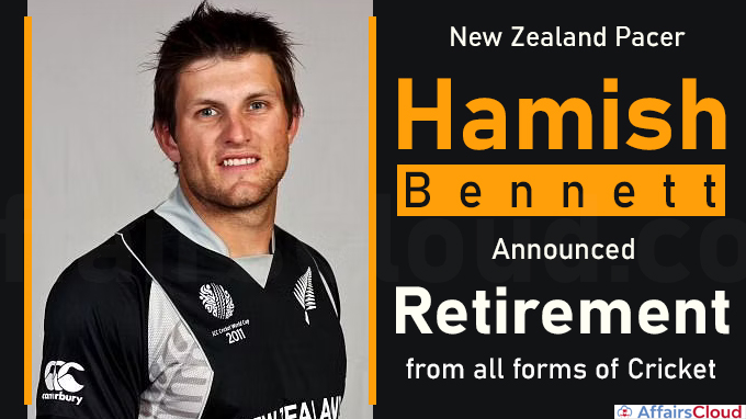New Zealand pacer Hamish Bennett announces retirement from all forms of cricket