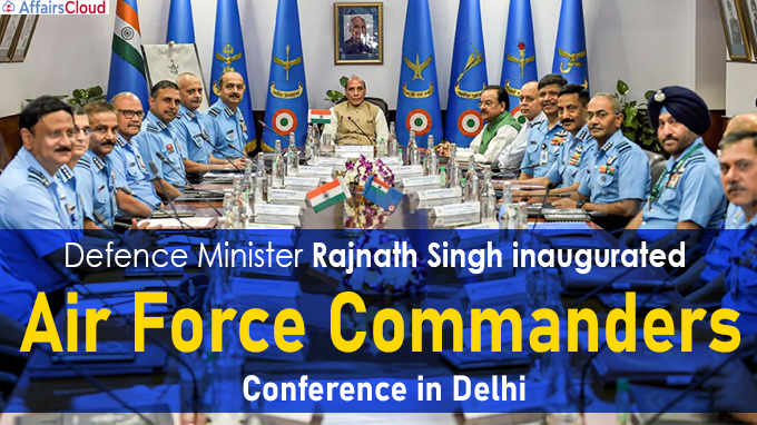 Rajnath Singh inaugurates Air Force Commanders' Conference in Delhi