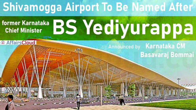 Shivamogga Airport To Be Named After BS Yediyurappa