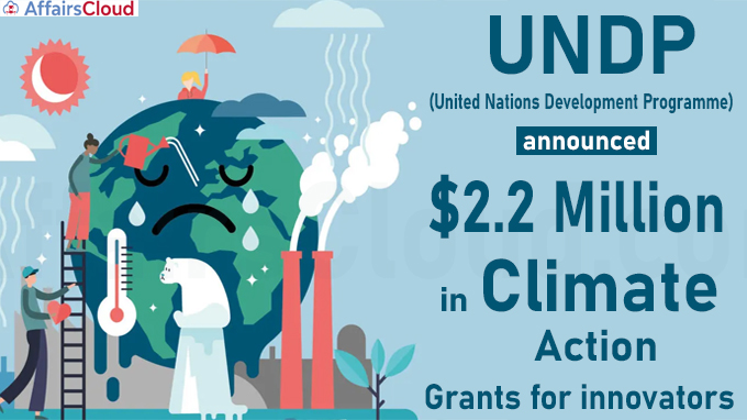 UNDP announces $2.2 million in climate action grants for innovators