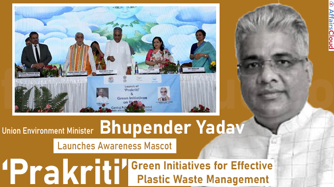 Union Environment Minister Launches Awareness Mascot ‘Prakriti’