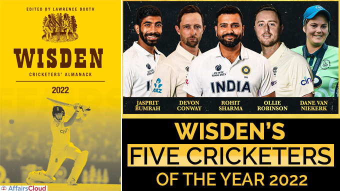 Wisden’s Five Cricketers of the Year