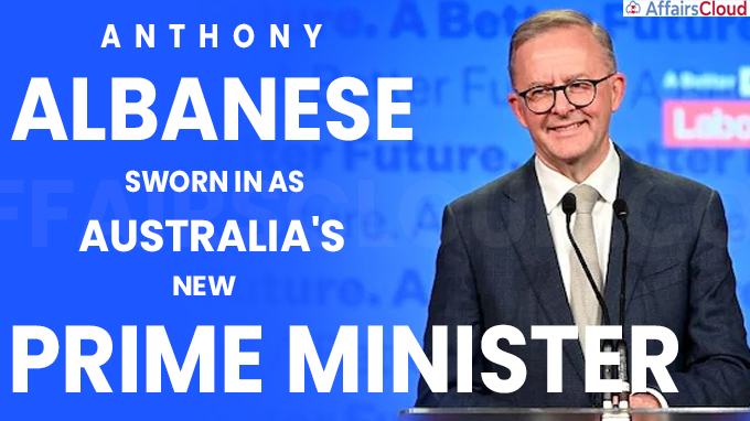 Anthony Albanese sworn in as Australia's new Prime Minister