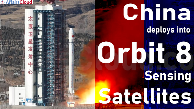 China deploys into orbit 8 sensing satellites