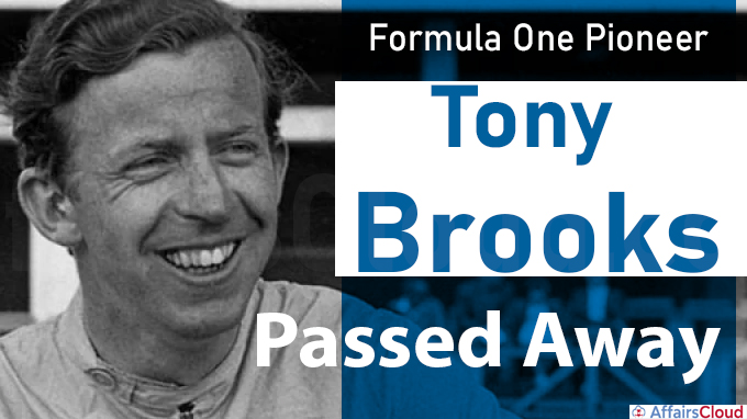 Formula One pioneer Tony Brooks dies
