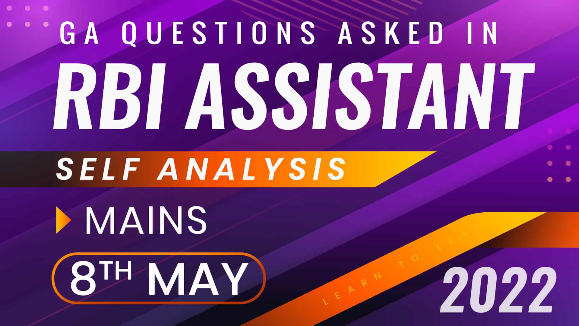 RBI ASSISTANT MAIN SELF ANALYSIS QUANTS AND REASONNING