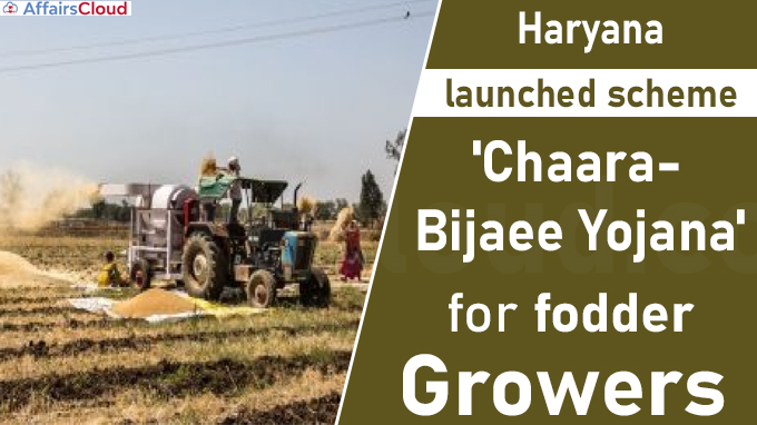 Haryana launches scheme for fodder growers