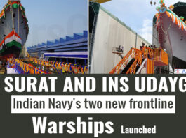 INS Surat and INS Udaygiri Indian Navy's two new frontline warships