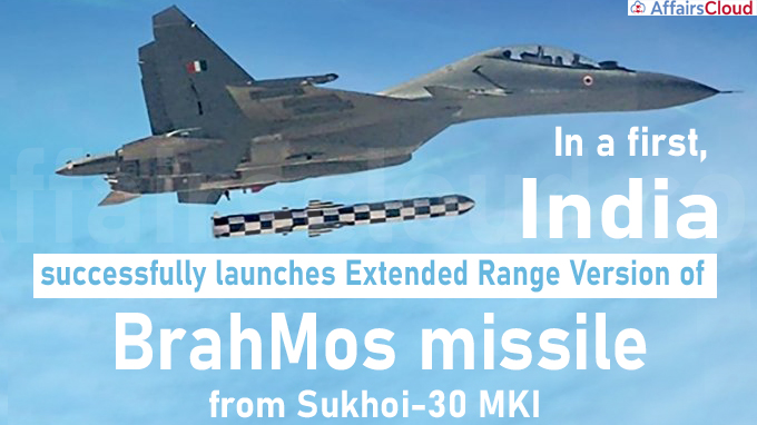 In a first, India successfully launches Extended Range Version of BrahMos missile from Sukhoi