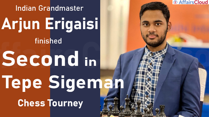 Indian GM Arjun Erigaisi finishes second in Tepe Sigeman chess tourney