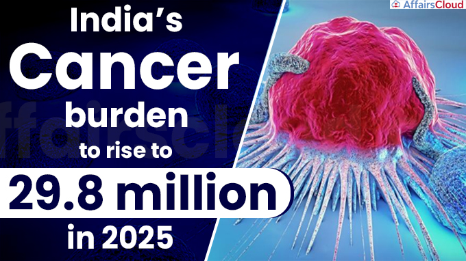 India’s cancer burden to rise to 29.8 million in 2025
