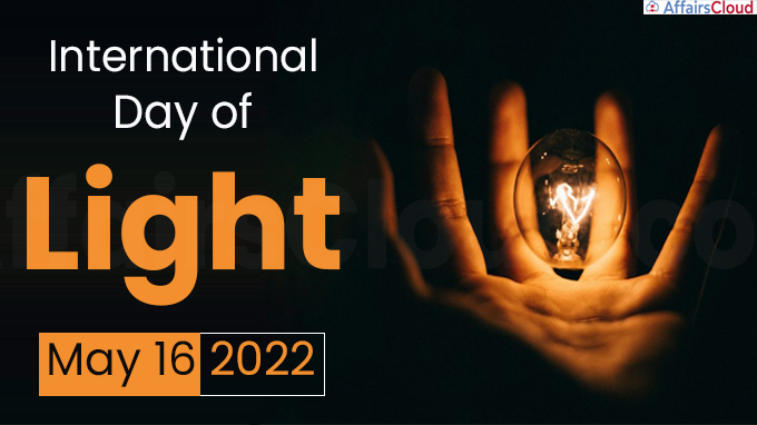 International Day of Light - May 16 2022