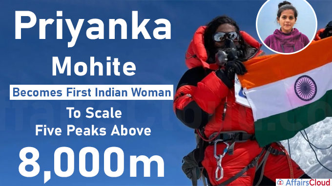 Priyanka Mohite Becomes First Indian Woman To Scale Five Peaks Above 8,000m