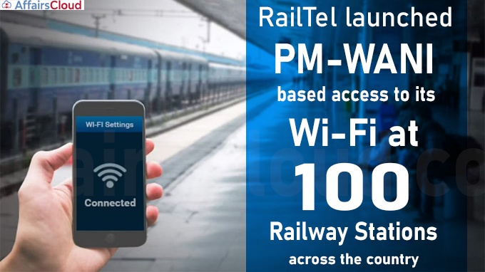 RailTel launches PM-WANI based access to its Wi-Fi
