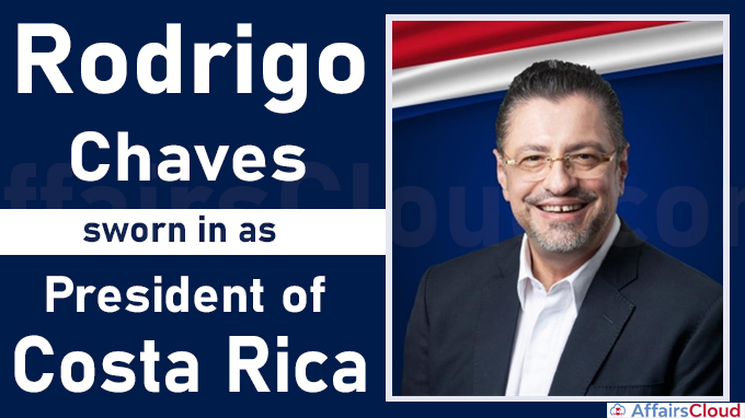 Rodrigo Chaves sworn in as President of Costa Rica