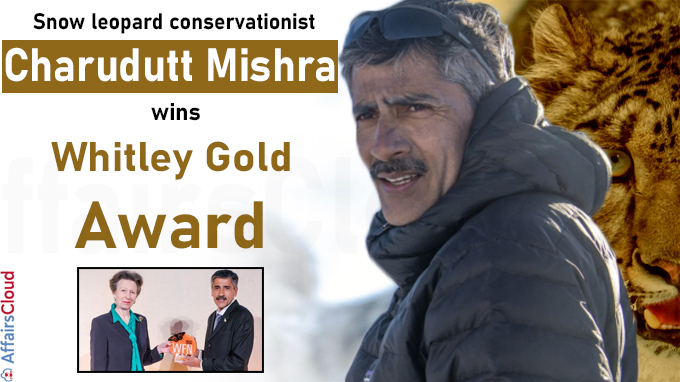 Snow leopard conservationist Charudutt Mishra wins Whitley Gold Award