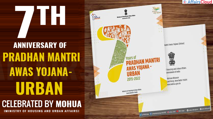7th Anniversary of Pradhan Mantri Awas Yojana-Urban