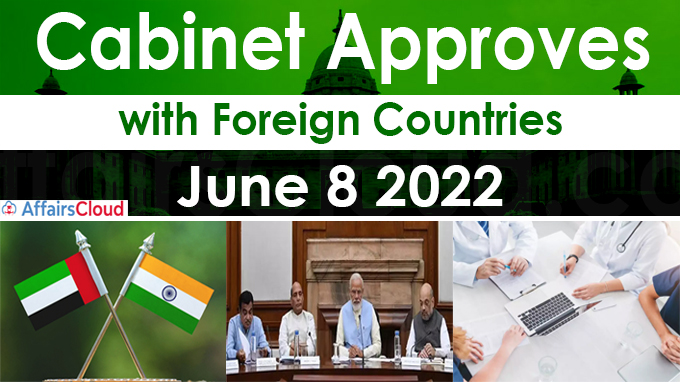 Cabinet Approval with Foreign Countries