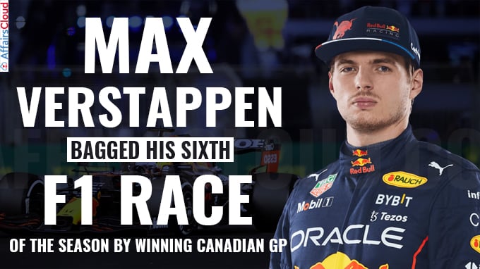 Max Verstappen bagged his sixth F1 race