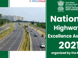 “National Highways Excellence Awards (NHEA) 2021”
