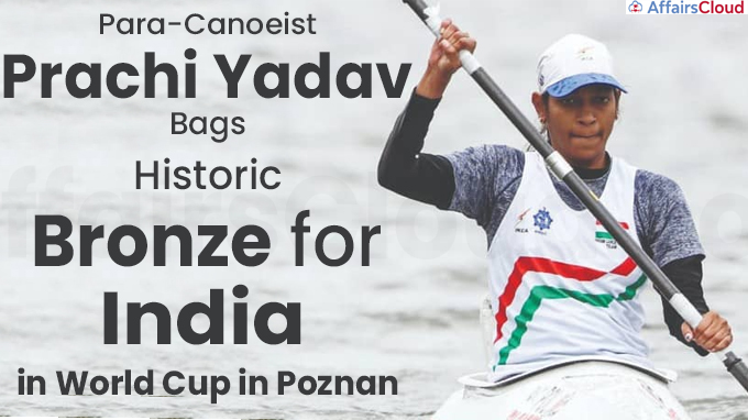 Para-Canoeist Prachi Yadav Bags Historic Bronze