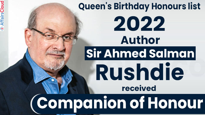 Queen's Birthday Honours list 2022