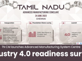 TN CM launches Advanced Manufacturing System Centre, Industry 4.0 readiness survey
