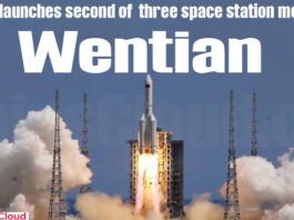 China launches second of three space station modules, Wentian