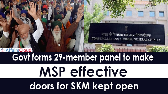 Govt forms 29-member panel to make MSP effective_ doors for SKM kept open