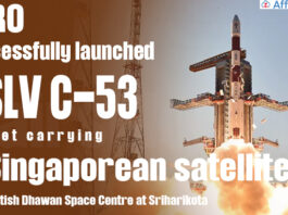 ISRO successfully launches PSLV C-53 rocket carrying three Singaporean satellites