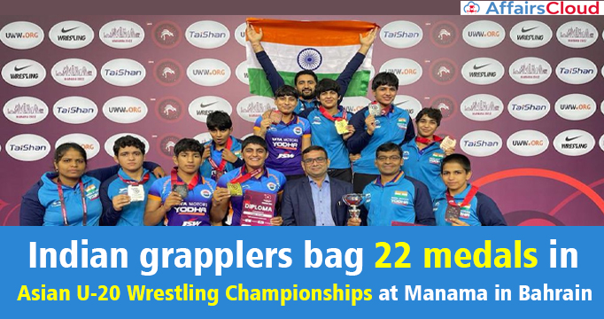 Indian-grapplers-bag-22-medals-in-Asian-U-20-Wrestling-Championships-at-Manama-in-Bahrain
