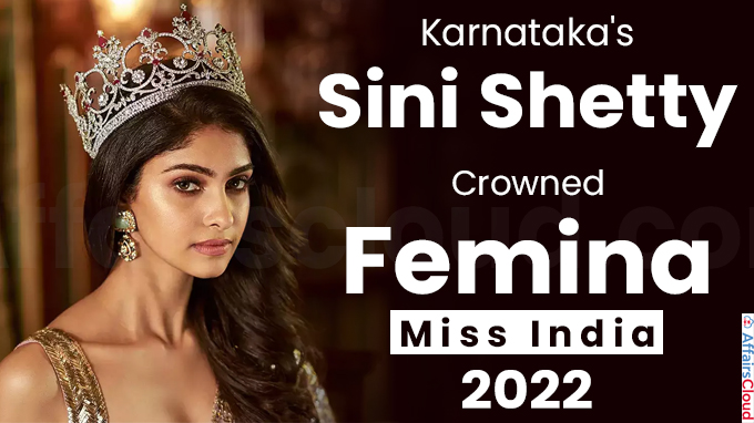 Karnataka's Sini Shetty Crowned Femina Miss India World