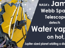 NASA's James Webb Space Telescope detects water vapor on hot