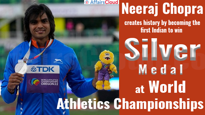 Neeraj Chopra creates history by becoming the first Indian to win Silver medal