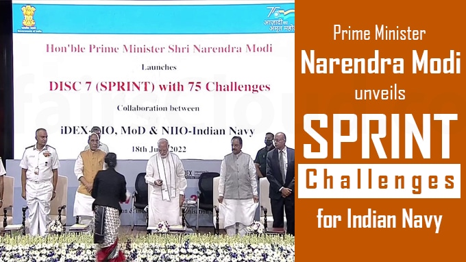 PM Modi unveils ‘SPRINT ’ for Indian Navy