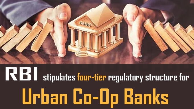 RBI stipulates four-tier regulatory structure for urban co-op banks