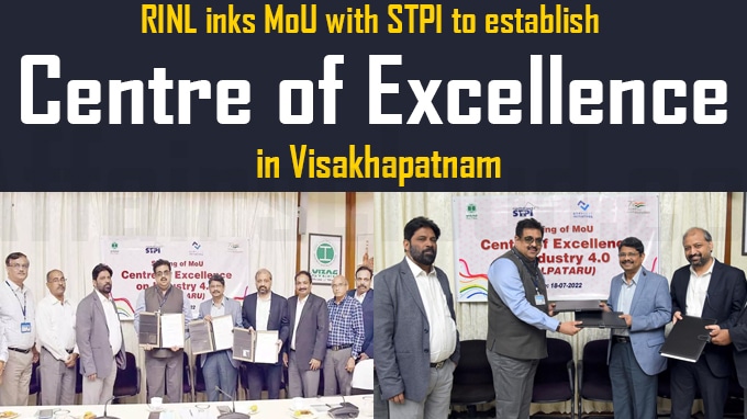 RINL inks MoU with STPI to establish Centre of Excellence in Visakhapatnam
