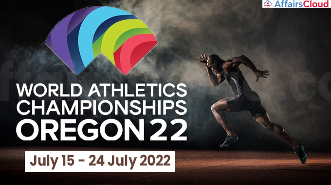 18th World Athletics Championships Oregon 2022; India Ranks 33rd