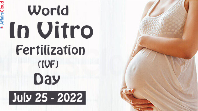 World In Vitro Fertilization (IVF) Day - July 25 2022