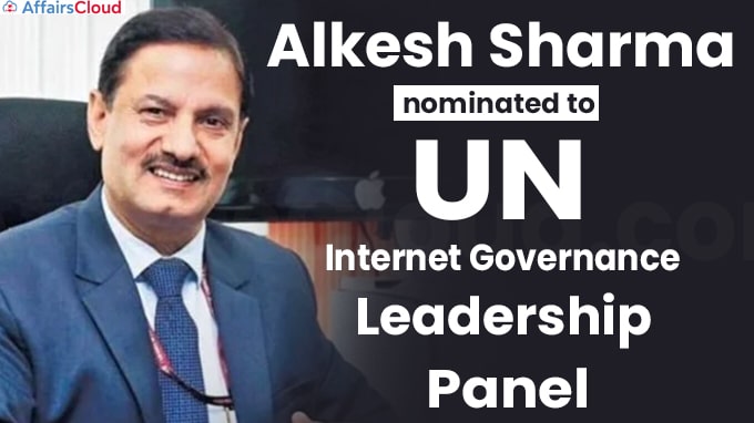 Alkesh Sharma nominated to UN Internet Governance Leadership Panel