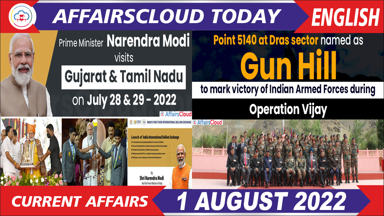 Current Affairs of 28 July 2022 in English