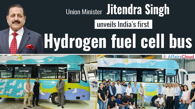 India's first Hydrogen fuel cell bus