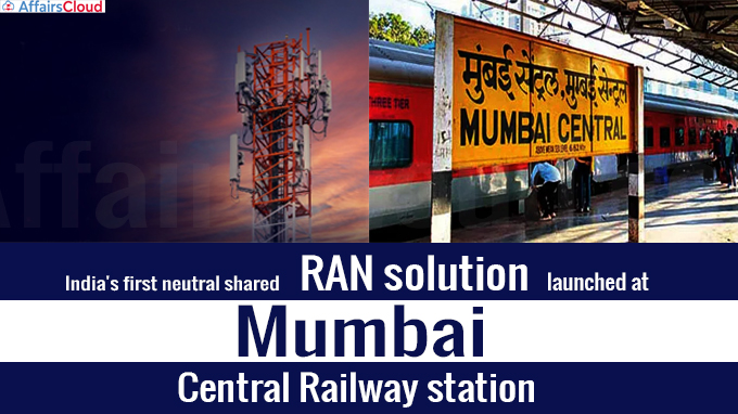 India's first neutral shared RAN solution launched at Mumbai Central railway station