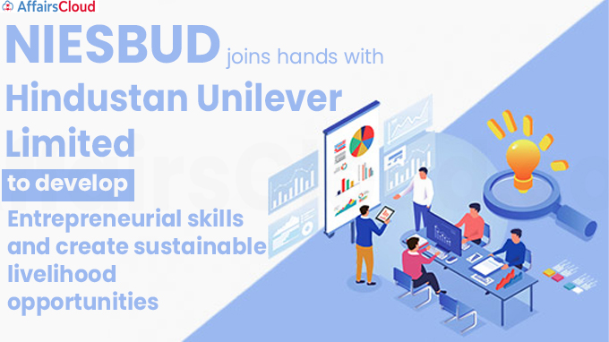 NIESBUD joins hands with Hindustan Unilever Limited