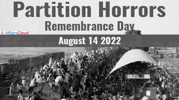 Partition Horrors Remembrance Day - August 14 2022