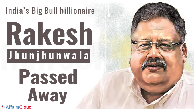 Rakesh Jhunjhunwala, nicknamed India's Warren Buffett, dies at 62