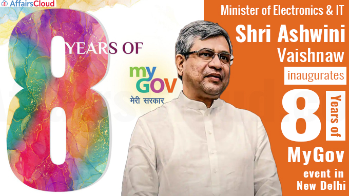 Shri Ashwini Vaishnaw, Minister of Electronics & IT inaugurates “ years of MyGov” event in New Delhi