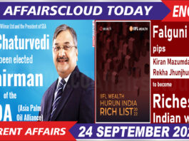 Current Affairs 24 September 2022 English